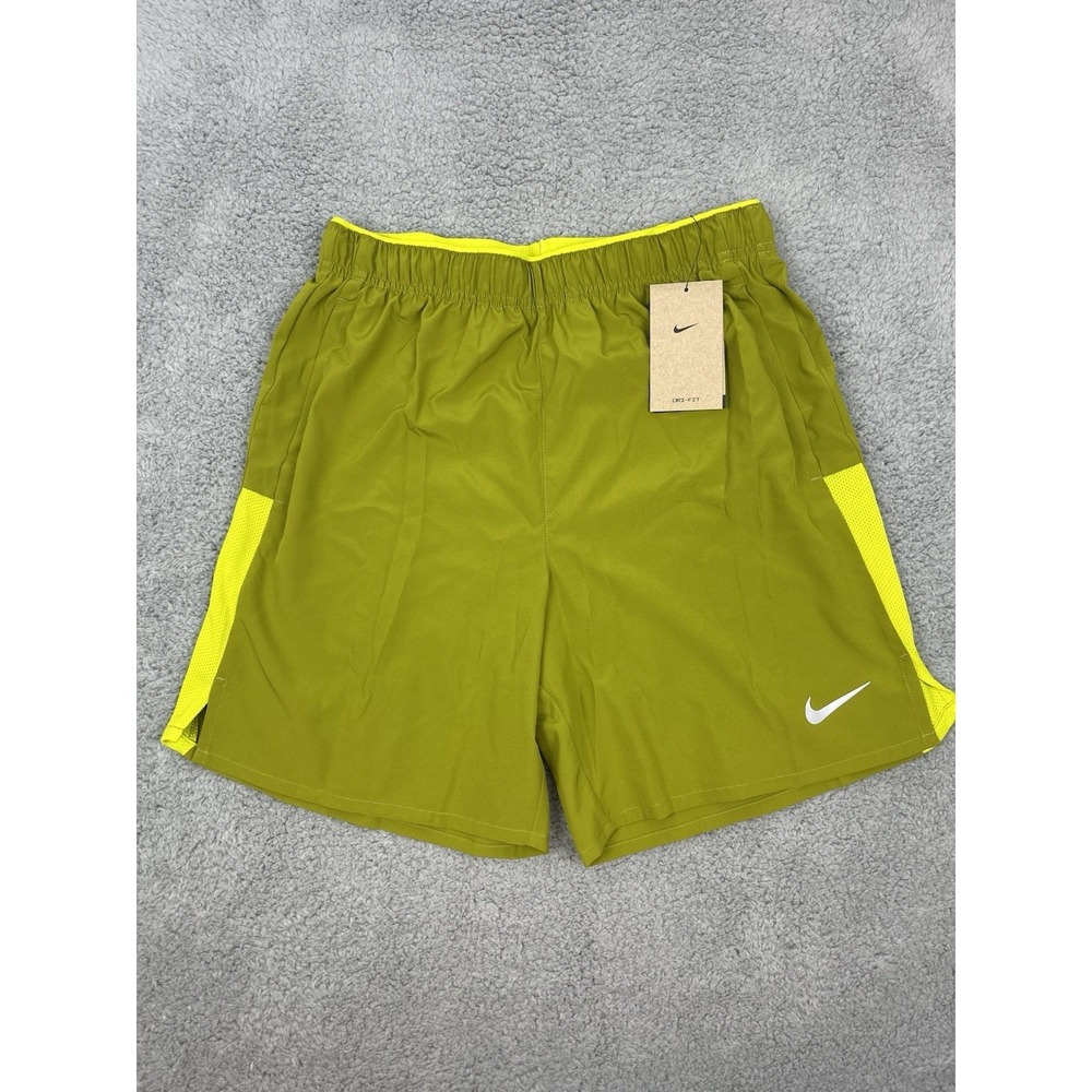 Nike Mens XXL Shorts 7" DV9359-390 Moss Running Built In Brief Workout Training